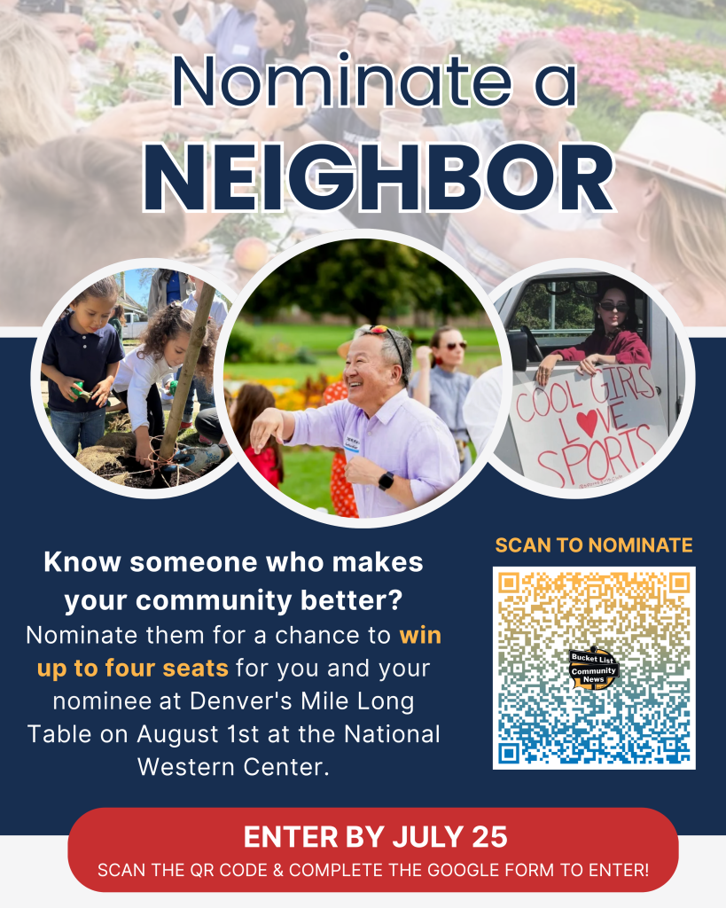 Nominate a neighbor poster
